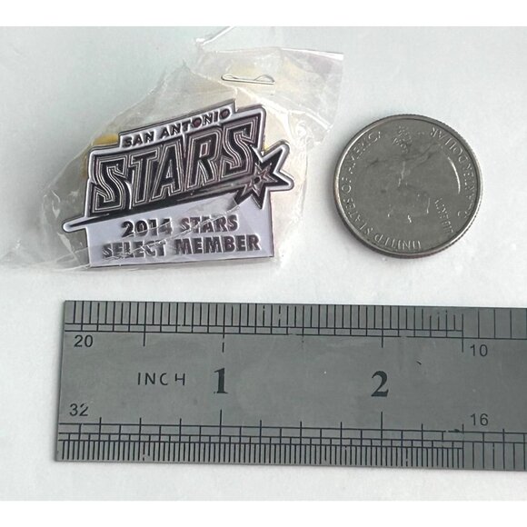 WNBA San Antonio Stars 2014 Stars Select Member Lapel Pin - Picture 2 of 3